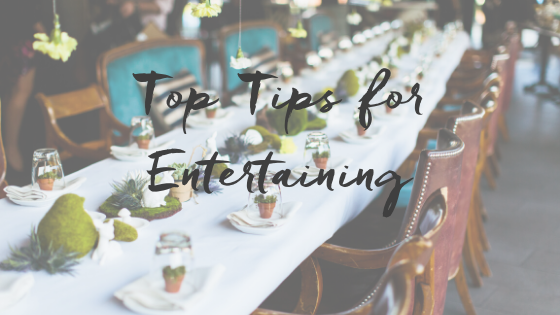Top tips for entertaining
